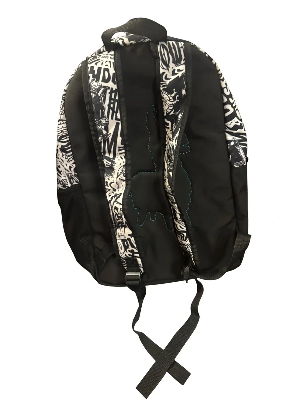 FORNITE Black & White Graphic Graffiti Stylish Streetwear Backpack